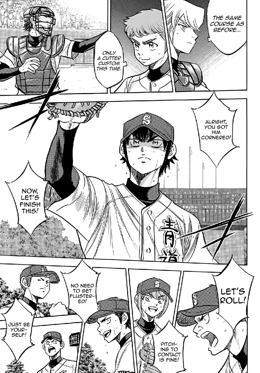 Diamond no Ace Act II Ch. 195 That's what a pitcher's duty is