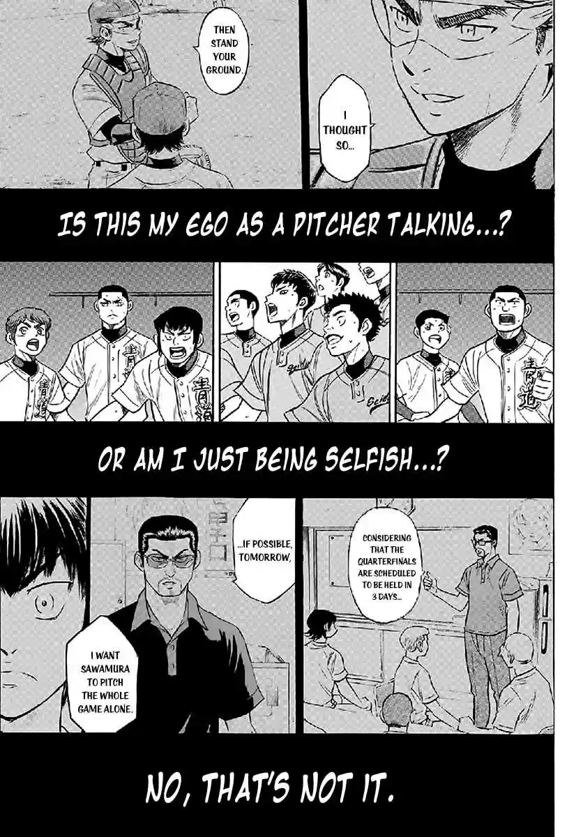 Diamond no Ace Act II Ch. 195 That's what a pitcher's duty is