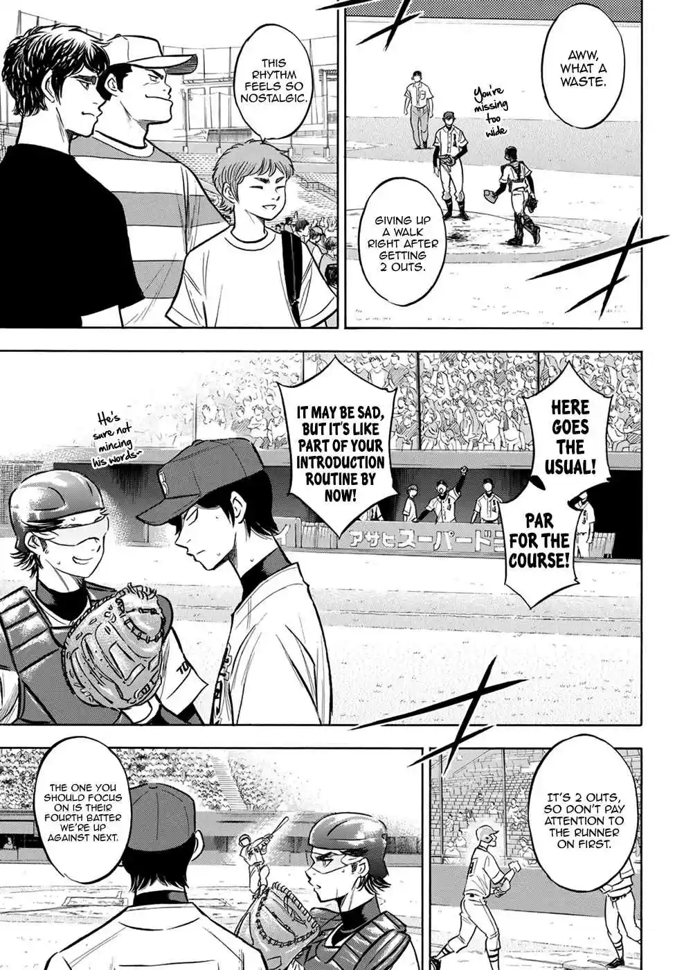 Diamond no Ace Act II Ch. 205 The Reflection of the Dugout