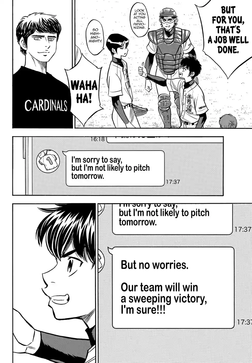 Diamond no Ace Act II Ch. 206 Something Awesome