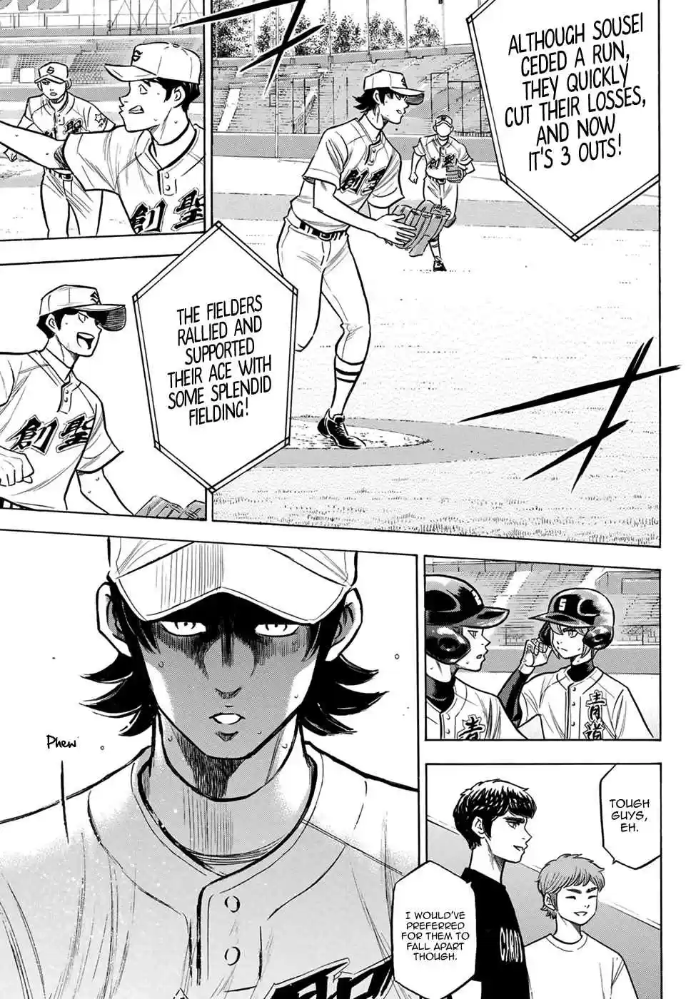 Diamond no Ace Act II Ch. 208 I Want to Shut Them All Up
