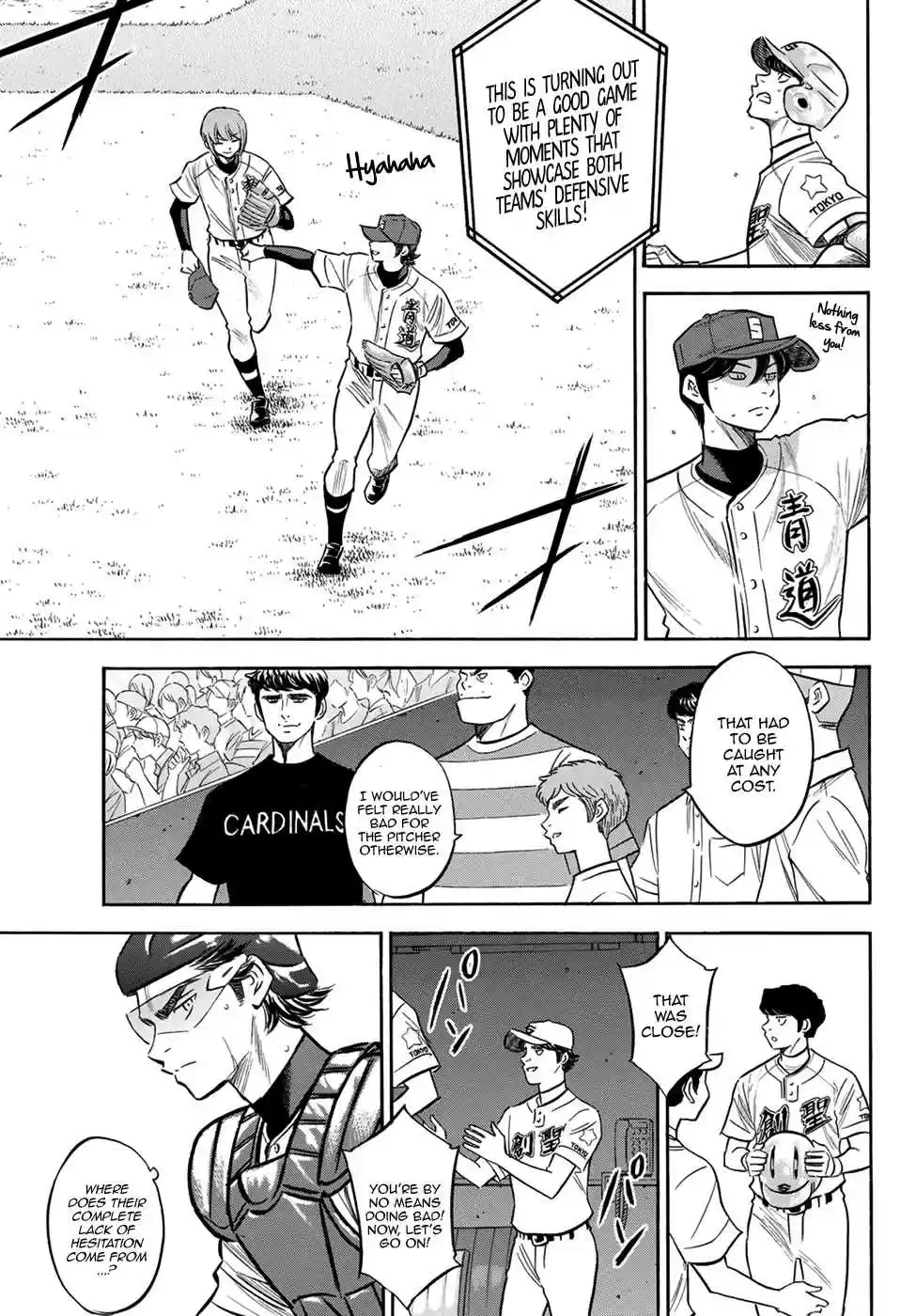 Diamond no Ace Act II Ch. 208 I Want to Shut Them All Up