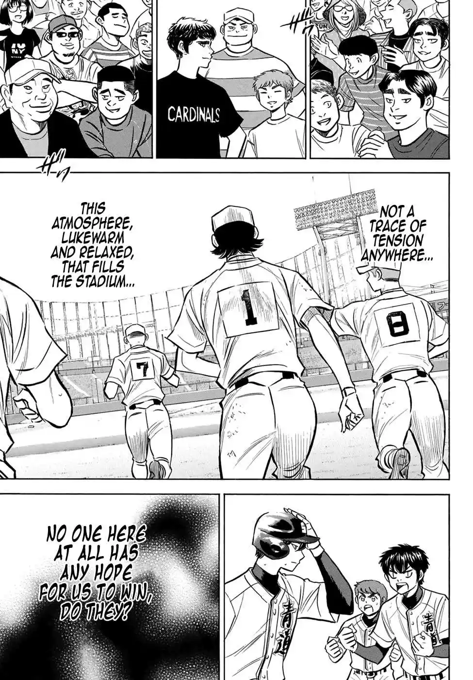 Diamond no Ace Act II Ch. 208 I Want to Shut Them All Up