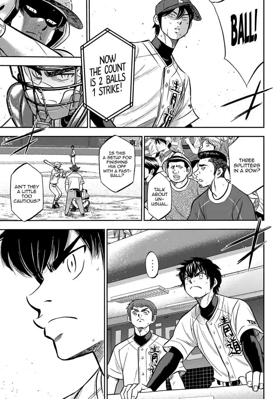 Diamond no Ace Act II Ch. 211 Circumstances