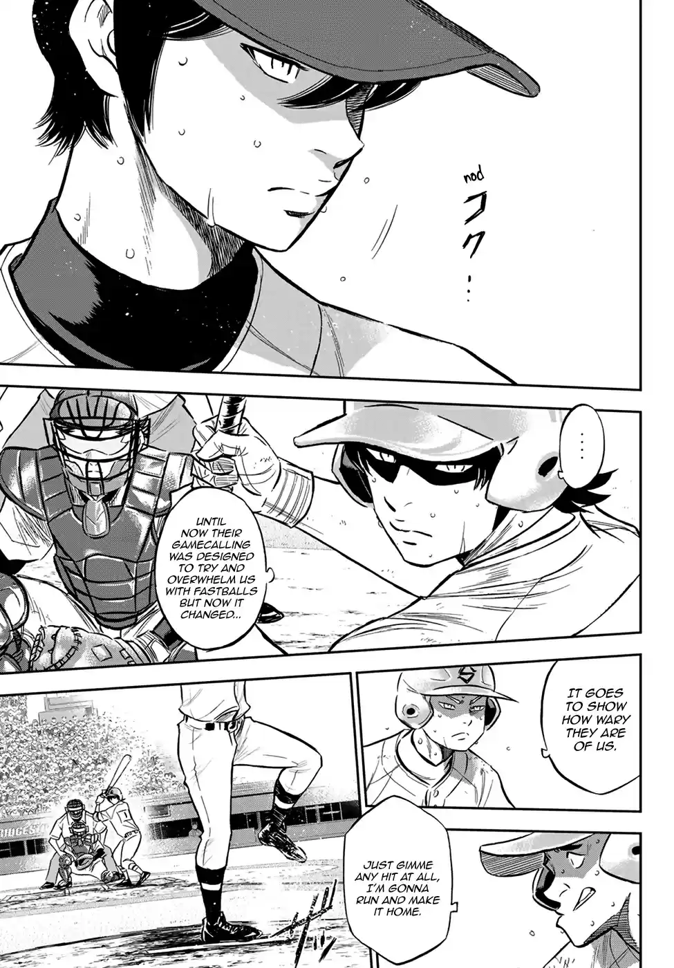 Diamond no Ace Act II Ch. 211 Circumstances