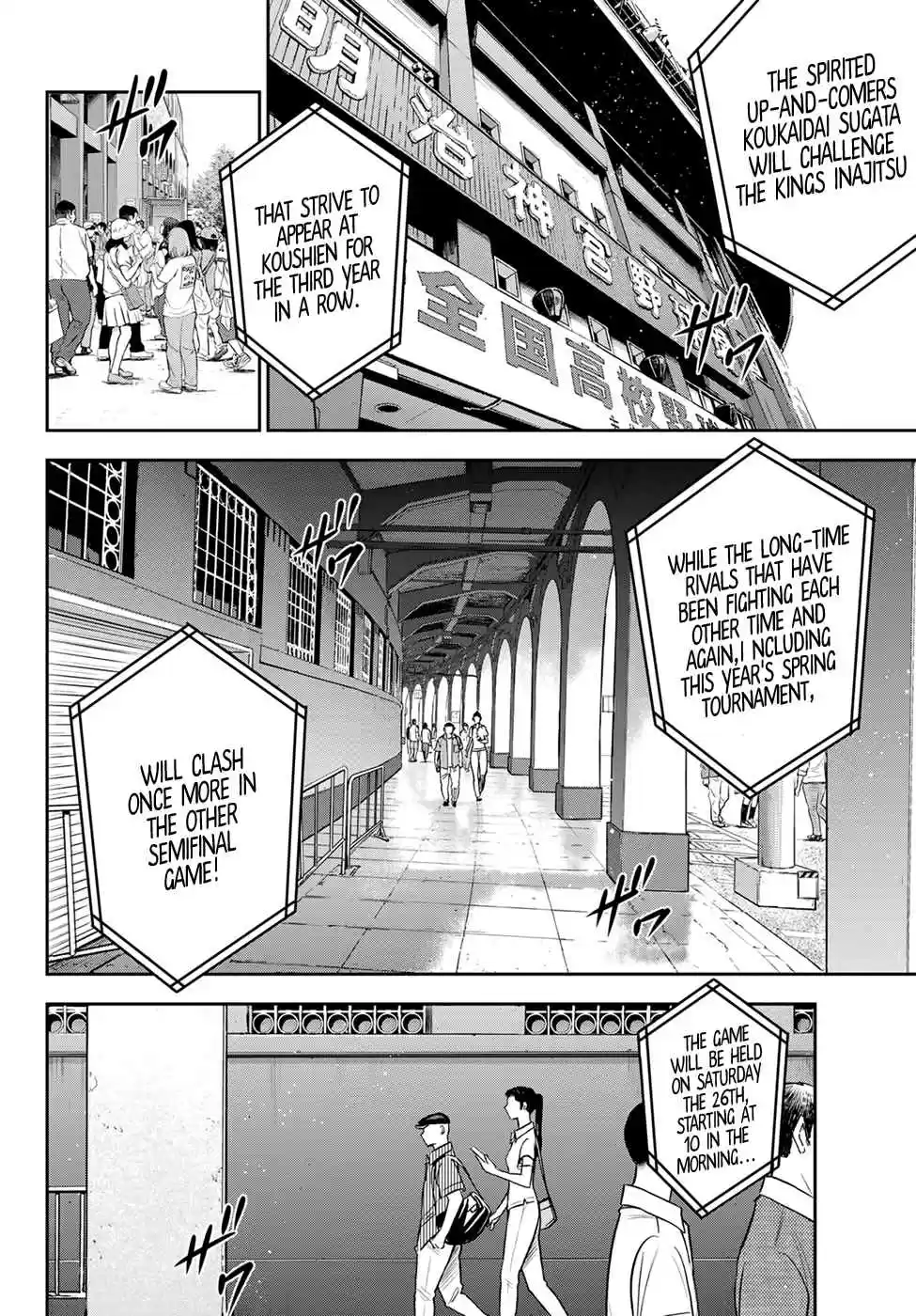 Diamond no Ace Act II Ch. 218 Reading the Room