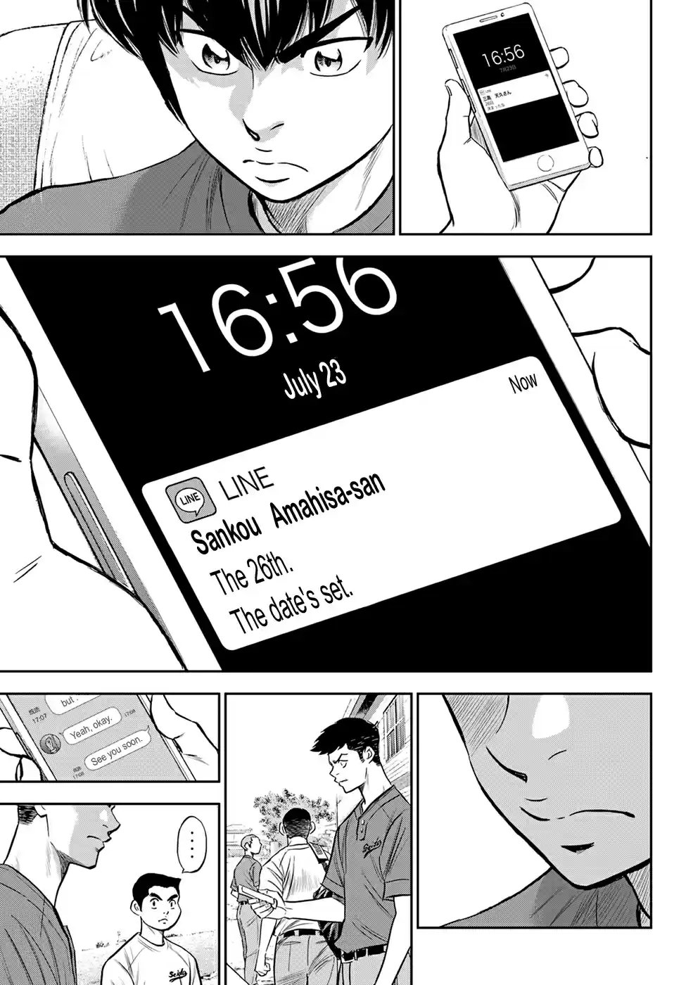 Diamond no Ace Act II Ch. 218 Reading the Room