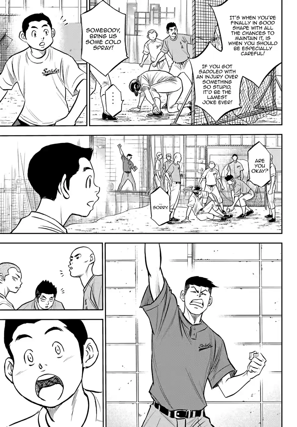 Diamond no Ace Act II Ch. 218 Reading the Room