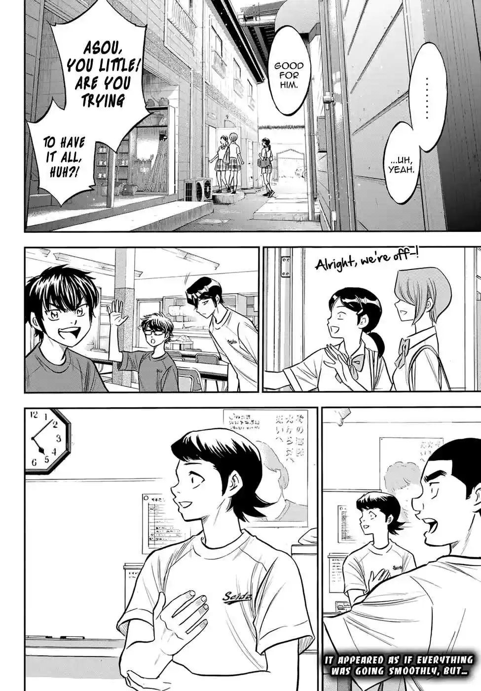 Diamond no Ace Act II Ch. 218 Reading the Room