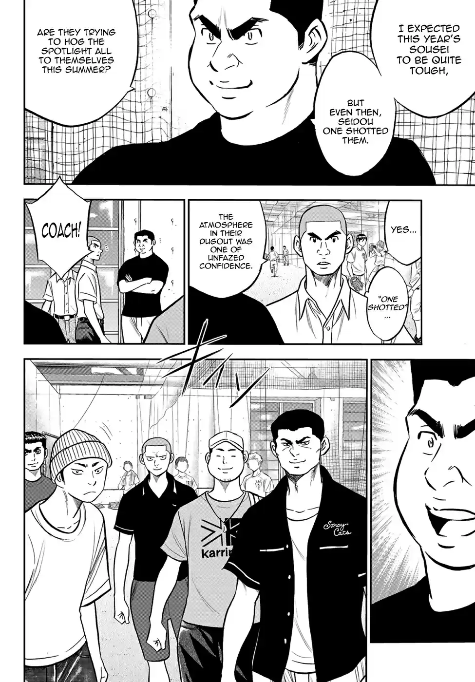 Diamond no Ace Act II Ch. 219 Repertoire