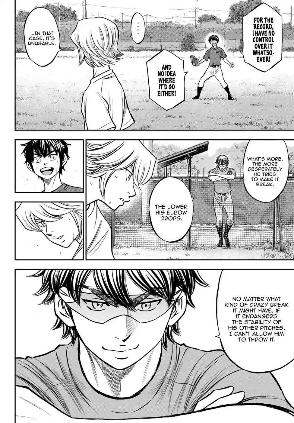 Diamond no Ace Act II Ch. 219 Repertoire