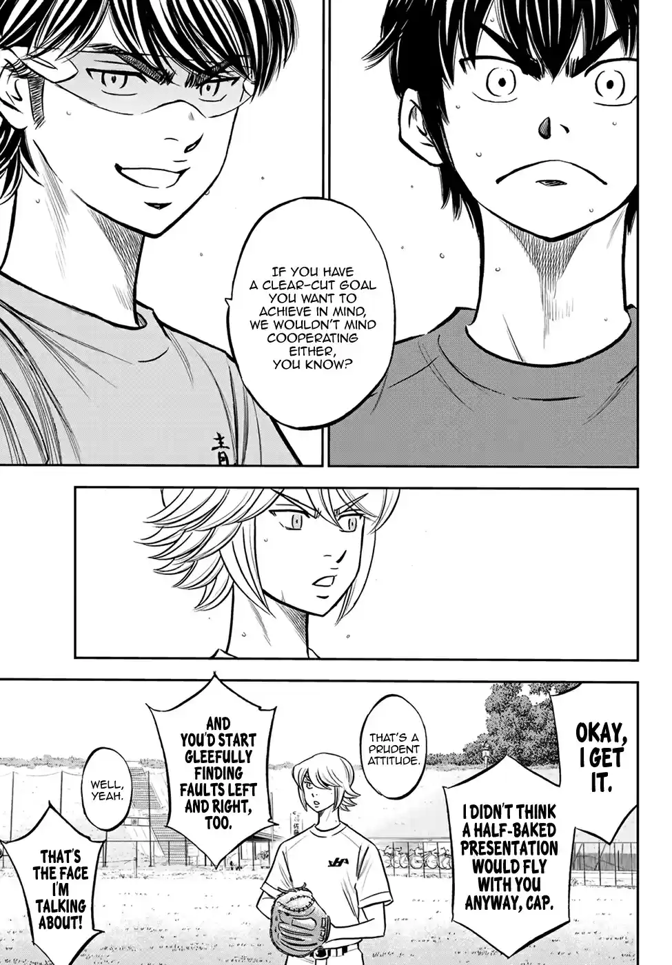 Diamond no Ace Act II Ch. 220 Presentation