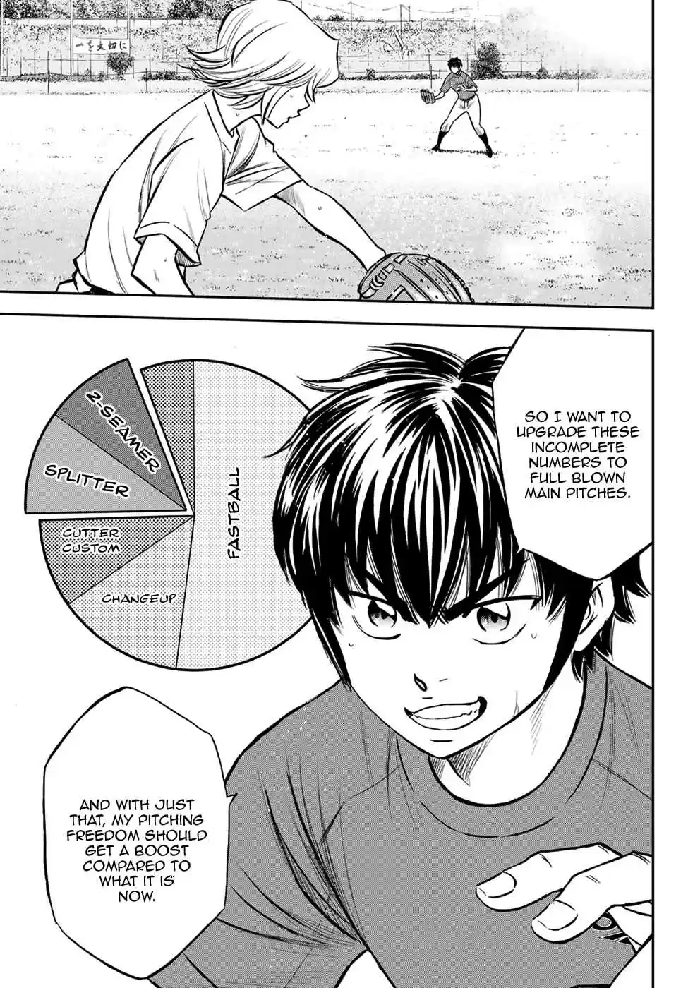 Diamond no Ace Act II Ch. 220 Presentation