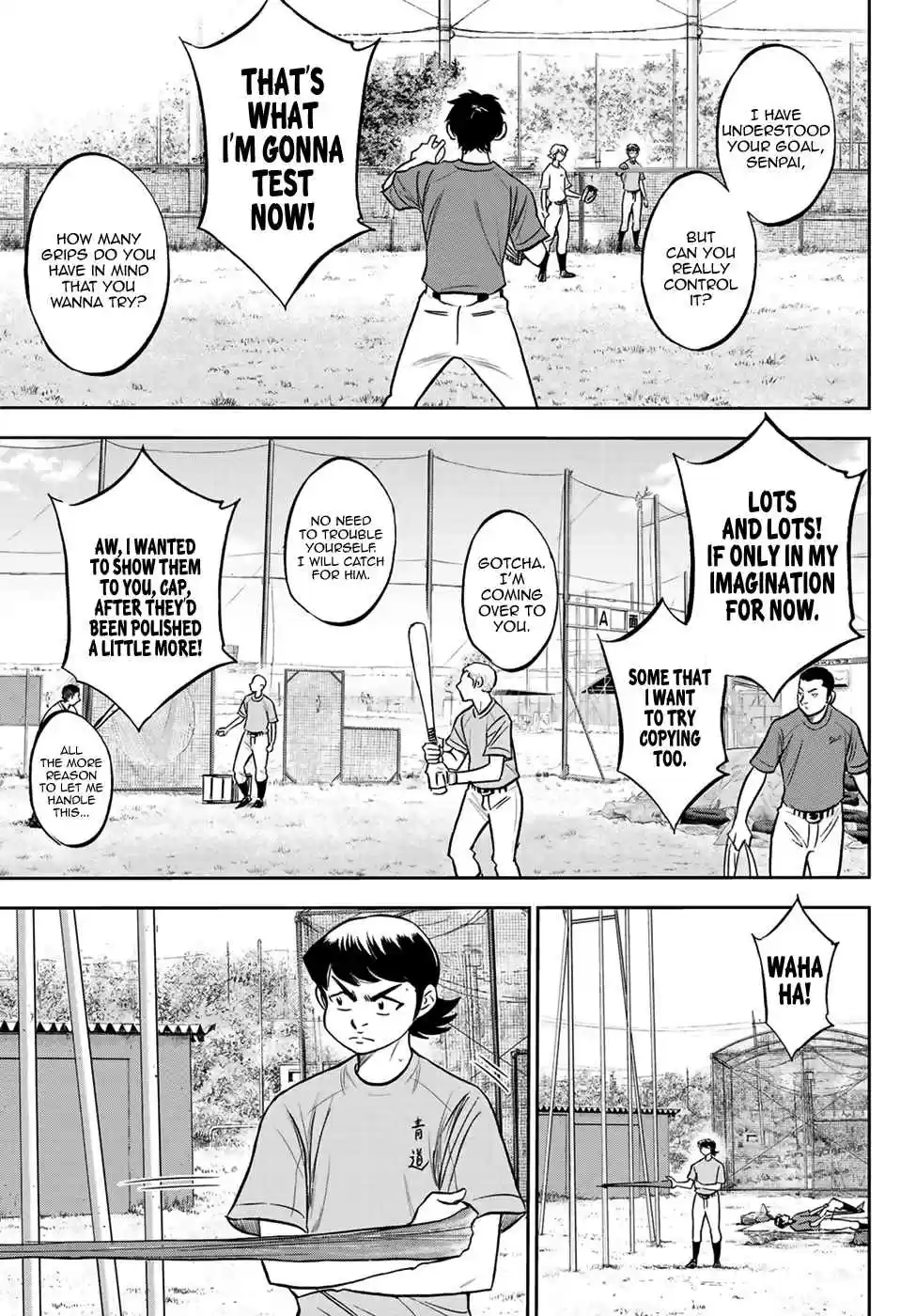 Diamond no Ace Act II Ch. 220 Presentation
