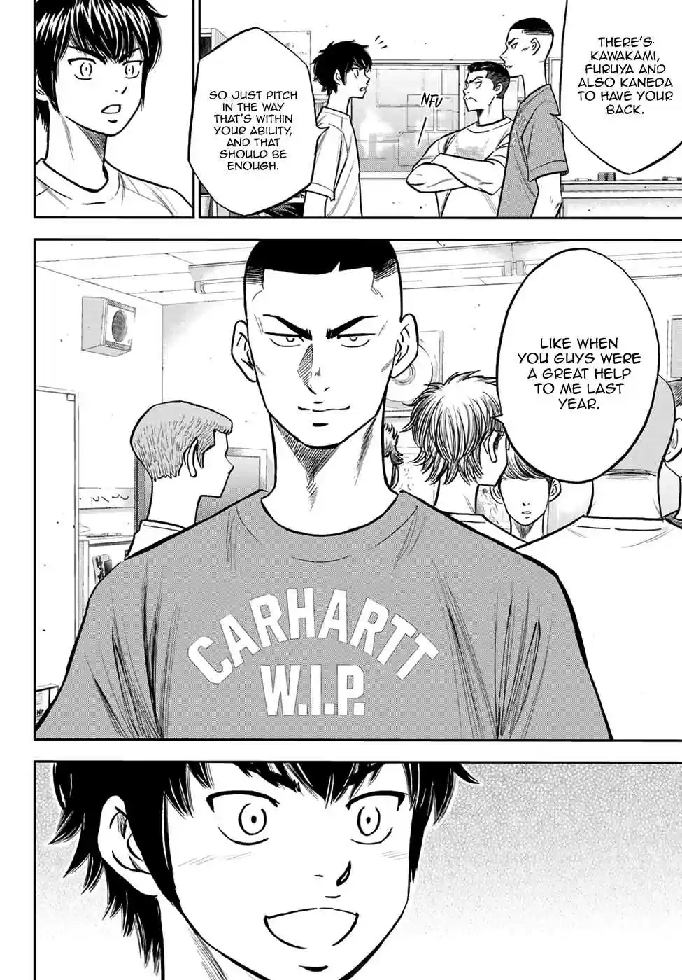 Diamond no Ace Act II Ch. 221 Discomfort