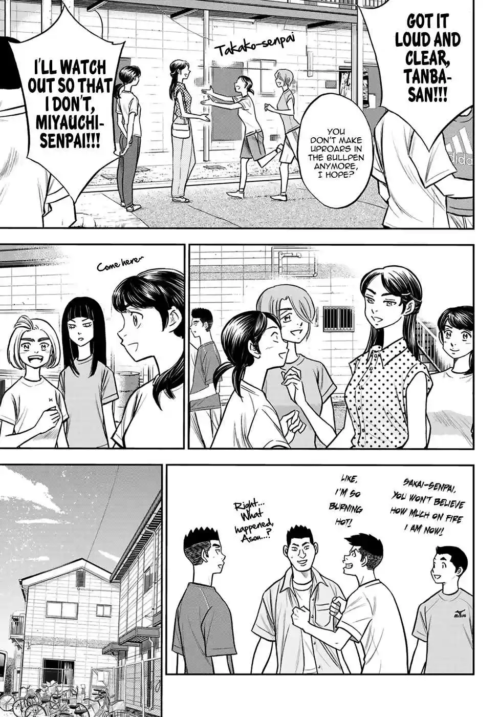 Diamond no Ace Act II Ch. 221 Discomfort