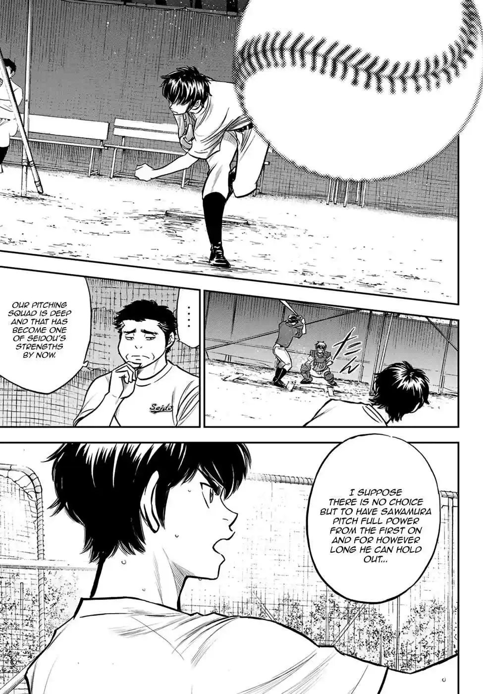 Diamond no Ace Act II Ch. 221 Discomfort