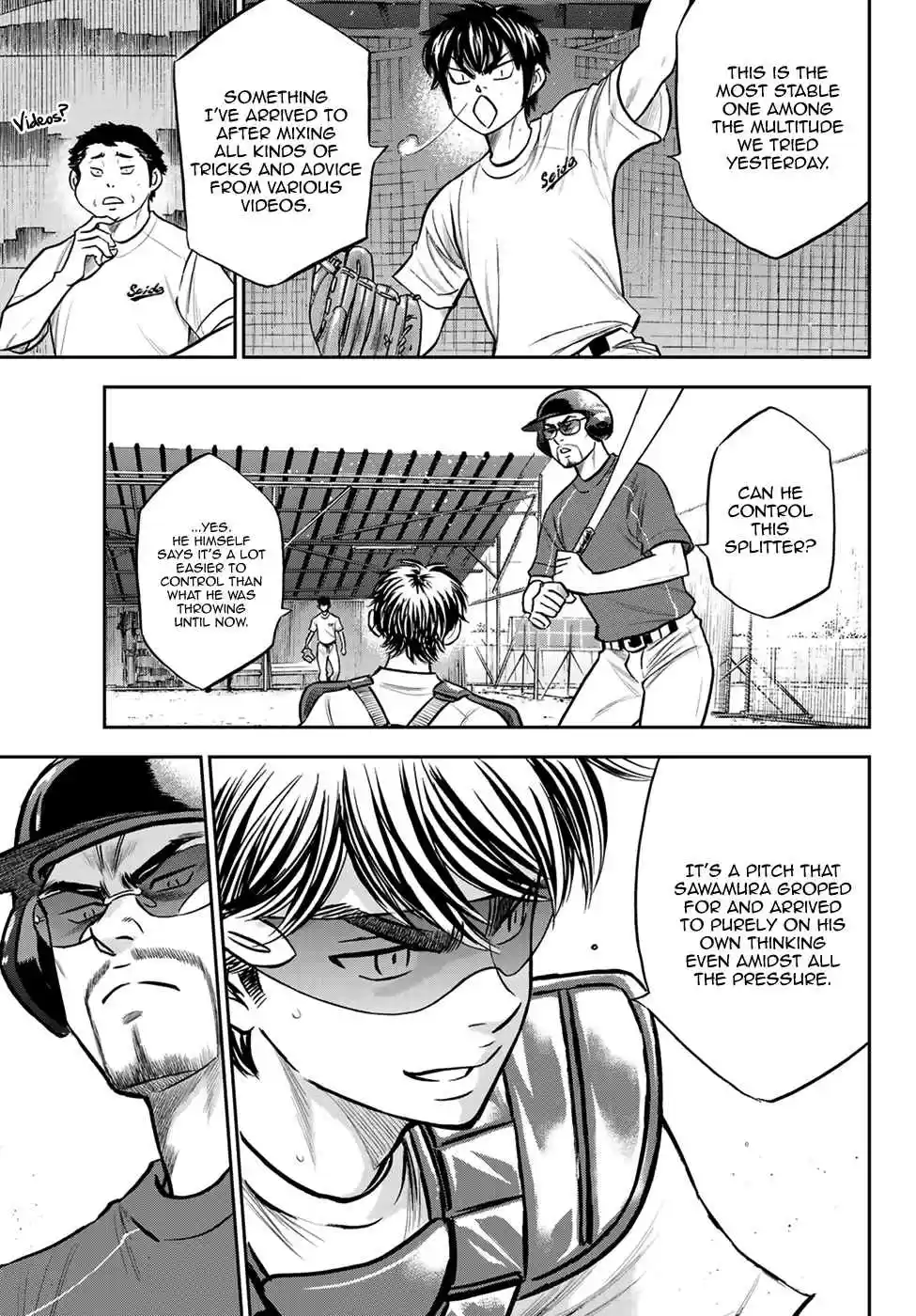 Diamond no Ace Act II Ch. 221 Discomfort