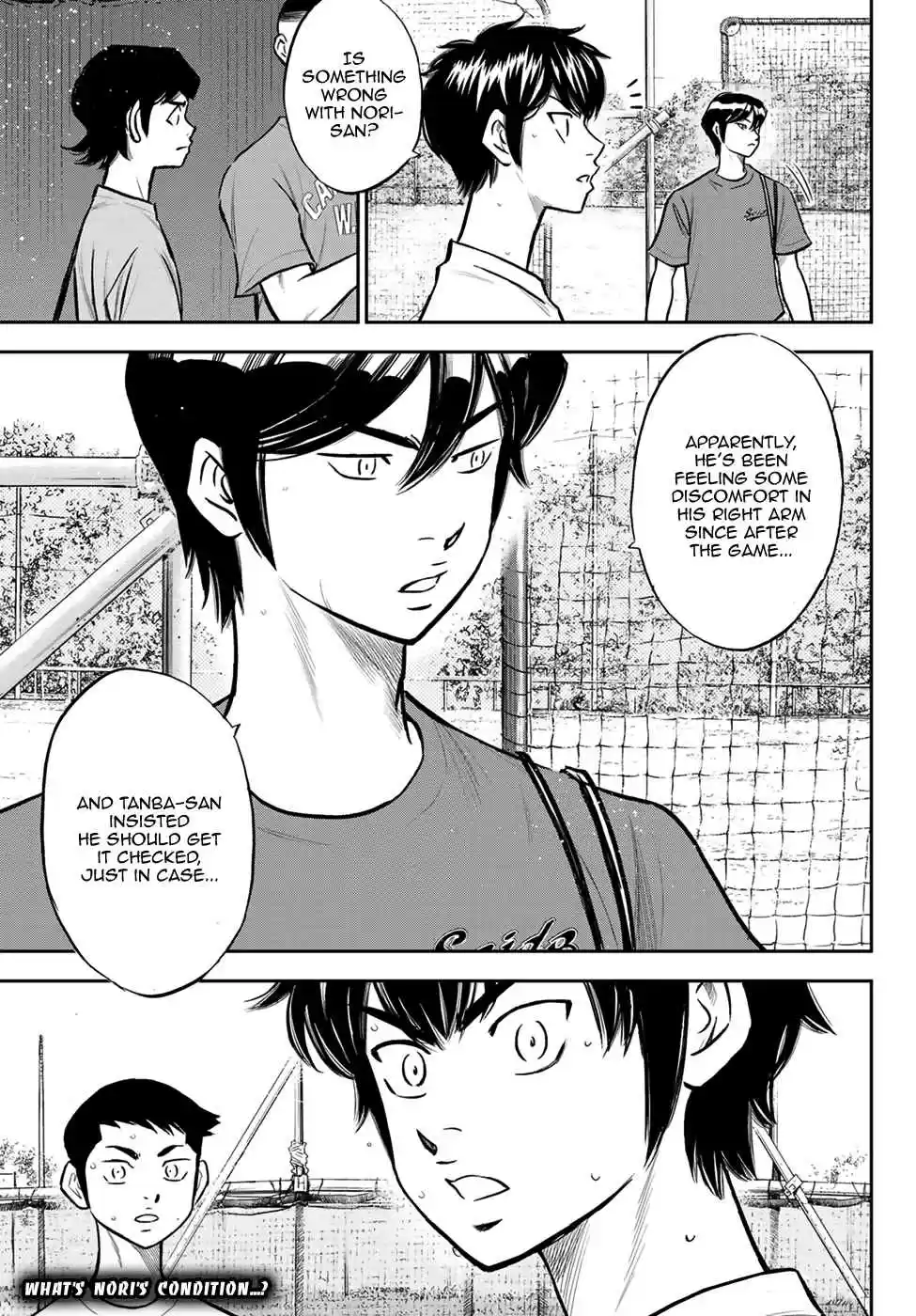 Diamond no Ace Act II Ch. 221 Discomfort