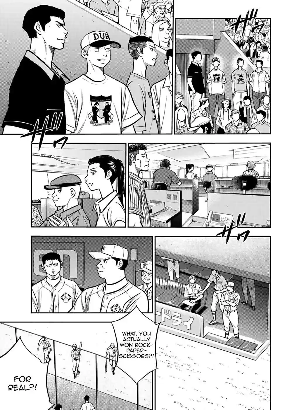 Diamond no Ace: Act II Ch. 223 The Choice of the Team
