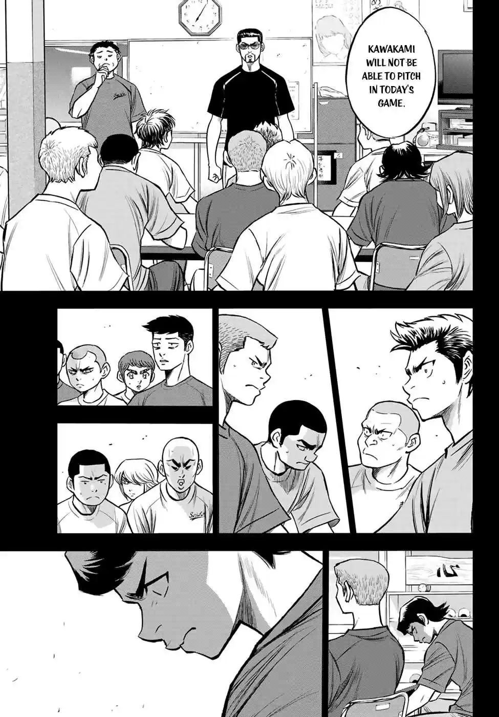 Diamond no Ace: Act II Ch. 223 The Choice of the Team
