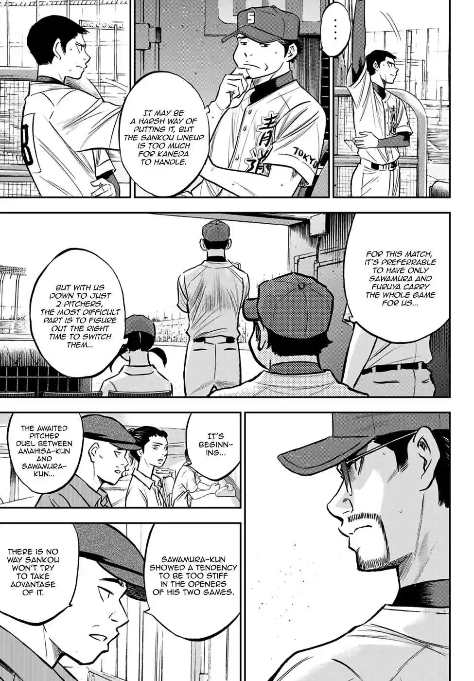 Diamond no Ace: Act II Ch. 224 Unveiling