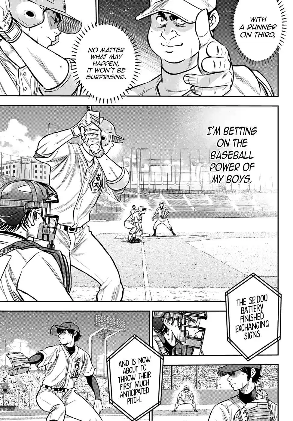 Diamond no Ace: Act II Ch. 228 Building up