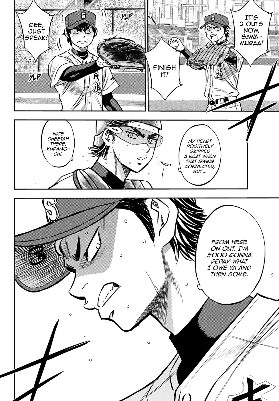 Diamond no Ace: Act II Ch. 228 Building up