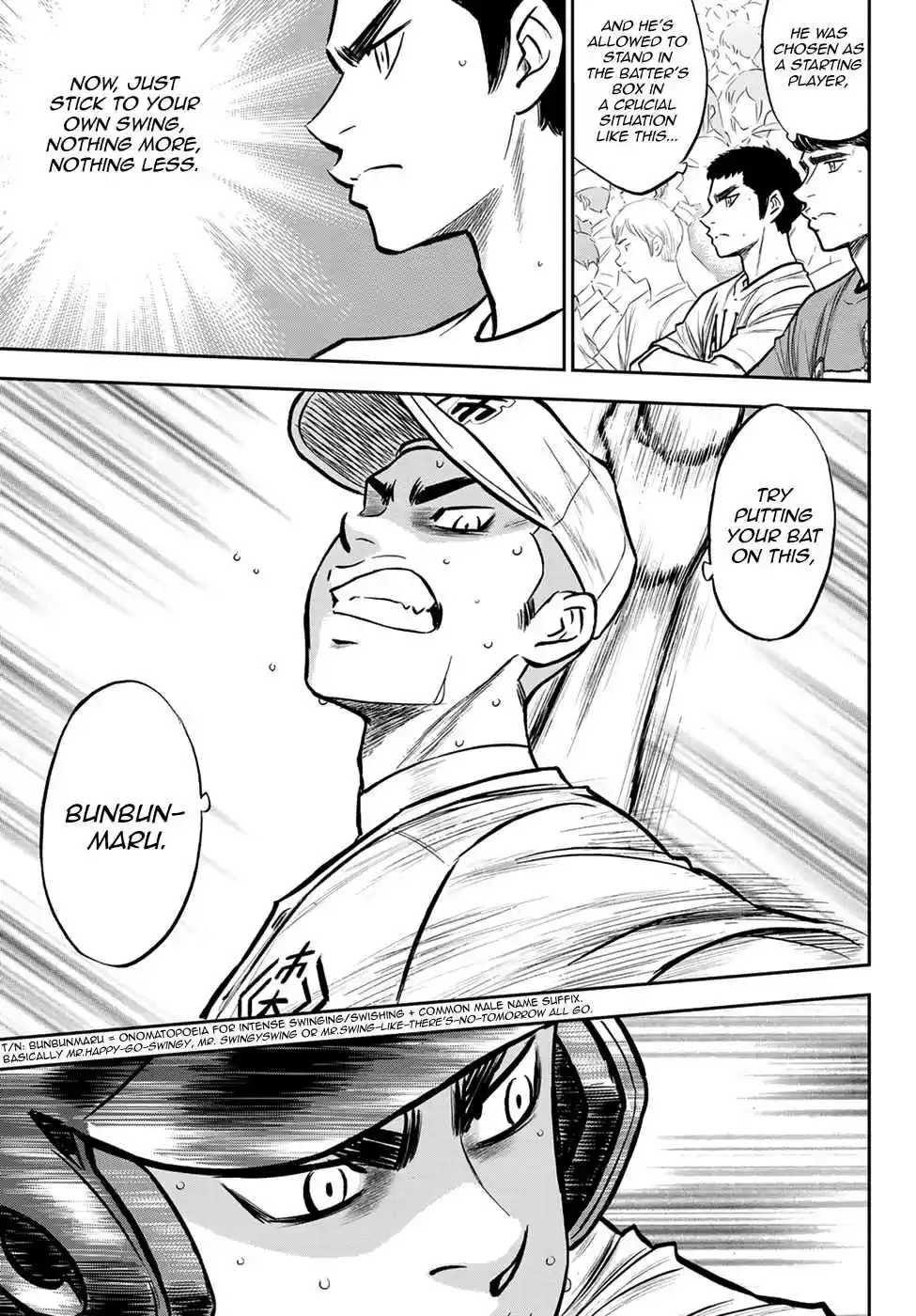 Diamond no Ace: Act II Ch. 241 Seidou's Pressure