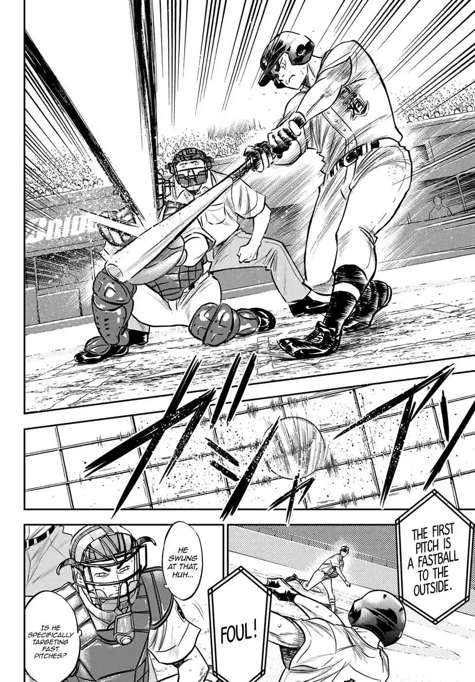Diamond no Ace: Act II Ch. 241 Seidou's Pressure