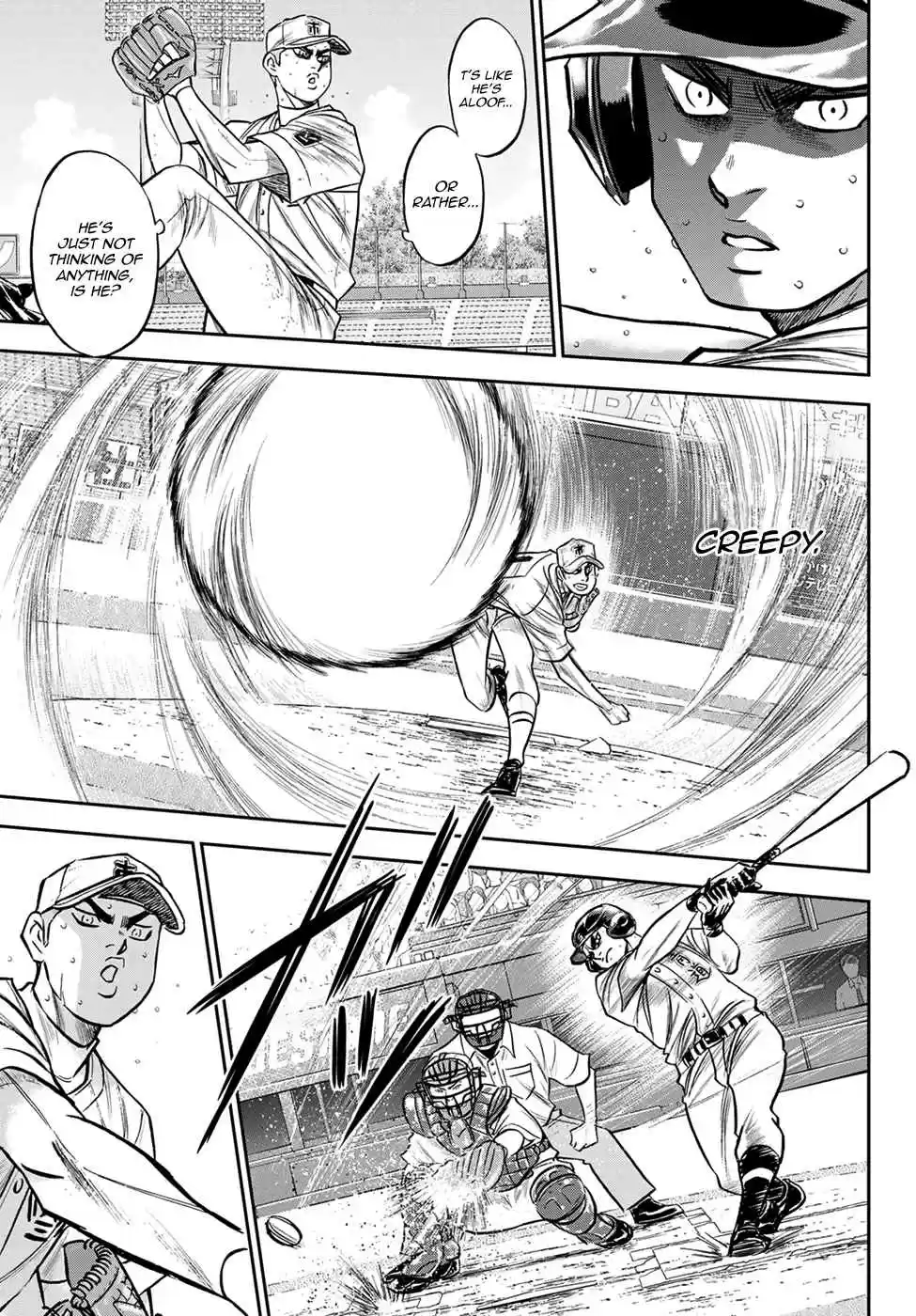 Diamond no Ace: Act II Ch. 241 Seidou's Pressure