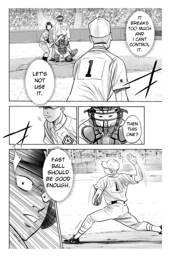 Diamond no Ace Vol. 40 Ch. 353 Too Worked Up