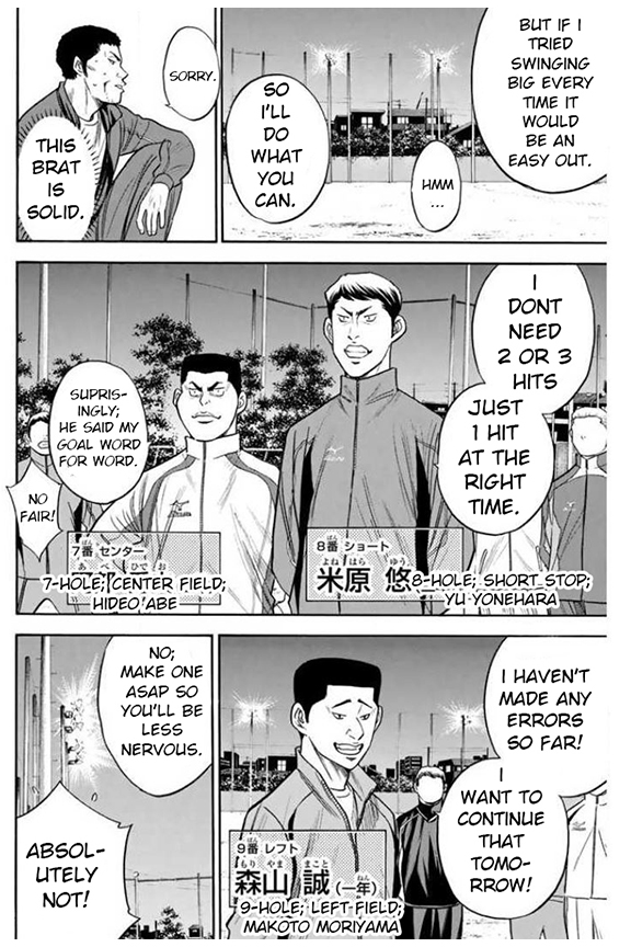 Diamond no Ace Vol. 41 Ch. 365 Shouldering Expectations