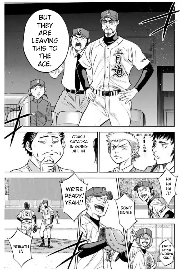 Diamond no Ace Vol. 46 Ch. 408 Failure as the Captain