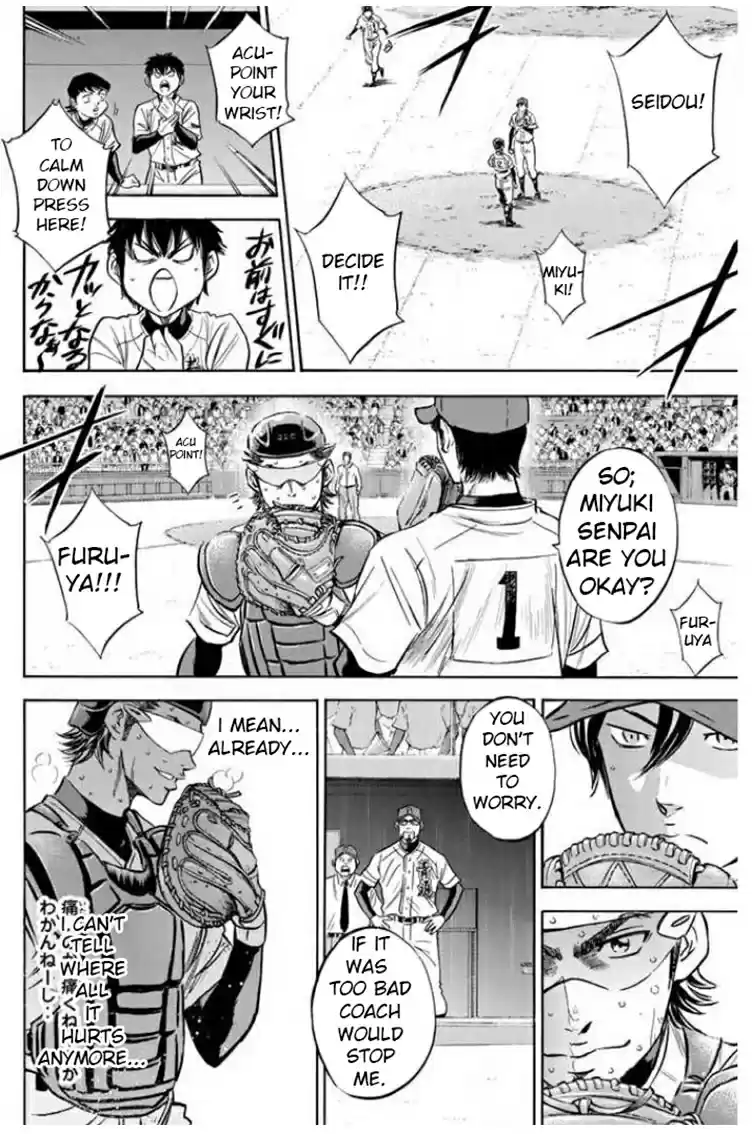 Diamond no Ace Vol. 46 Ch. 408 Failure as the Captain