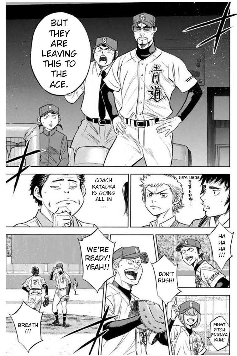 Diamond no Ace Vol. 46 Ch. 408 Failure as the Captain
