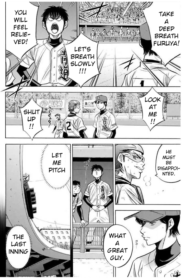 Diamond no Ace Vol. 46 Ch. 408 Failure as the Captain