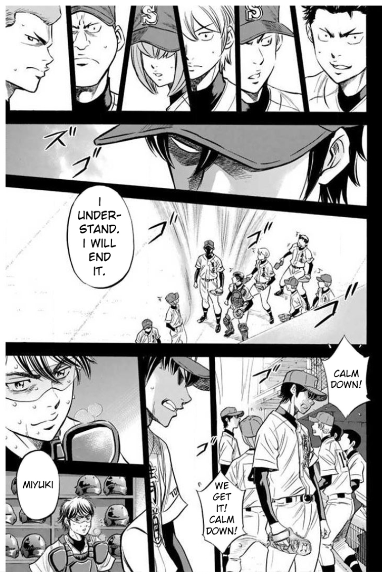 Diamond no Ace Vol. 46 Ch. 408 Failure as the Captain