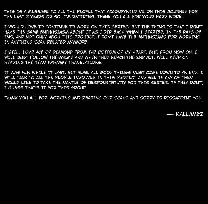 Diamond no Ace Vol.35 Ch.306