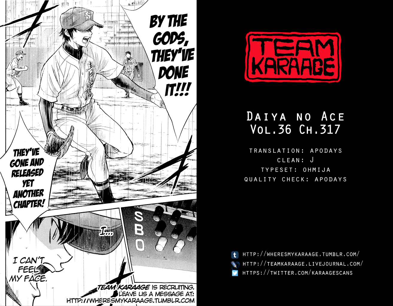 Diamond no Ace Vol.36 Ch.317