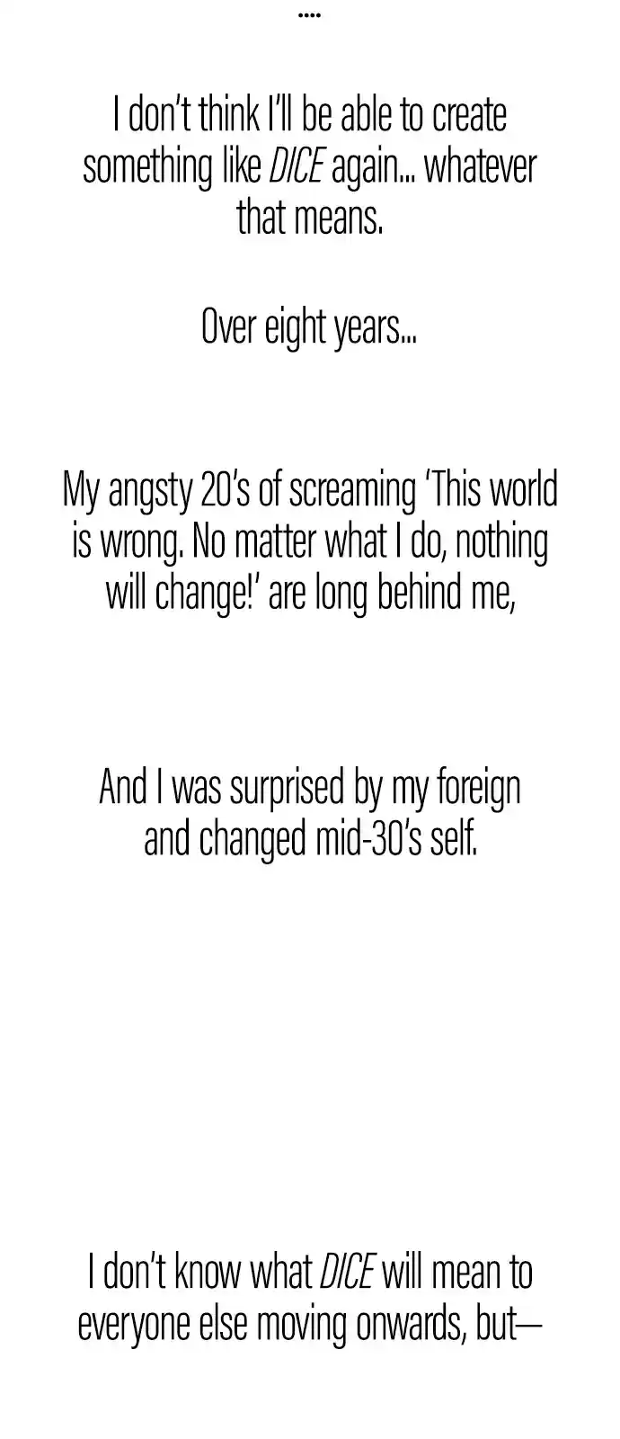 DICE: The Cube That Changes Everything 388 Afterword [END]