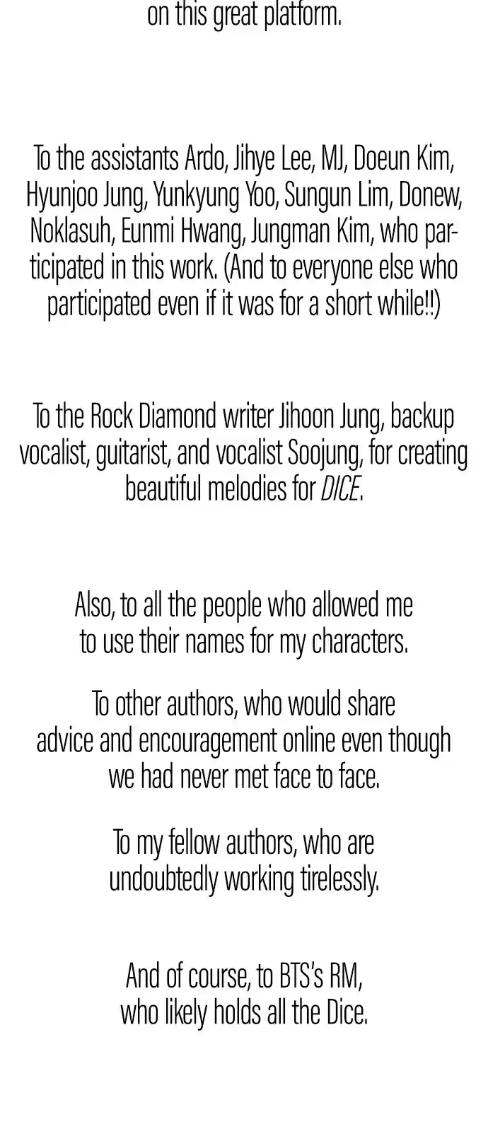 DICE: The Cube That Changes Everything 388 Afterword [END]