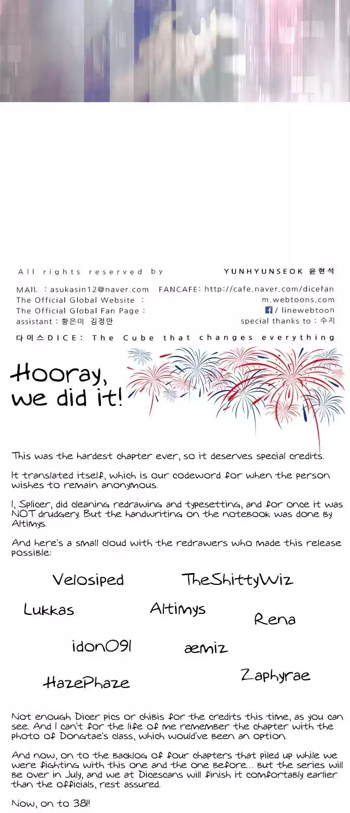 Dice: The Cube That Changes Everything Chapter 380