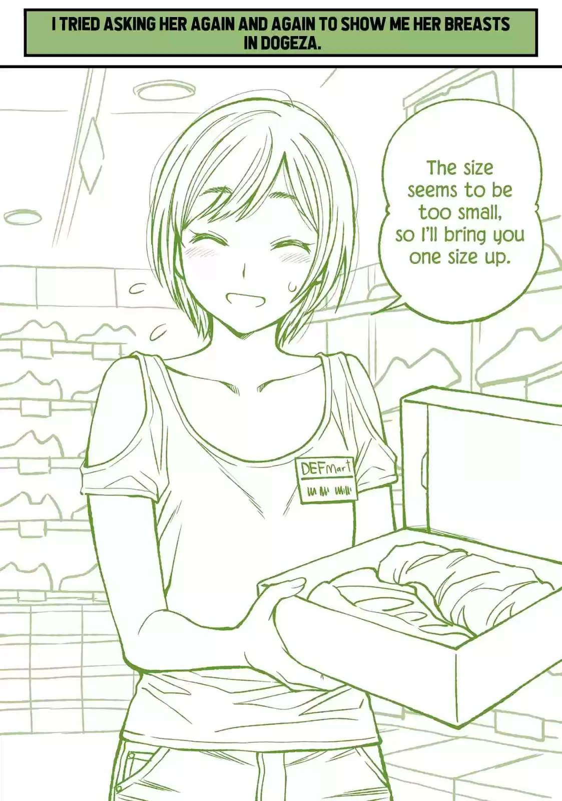 Dogeza De Tanondemita Ch. 32 Shoe Store Employee