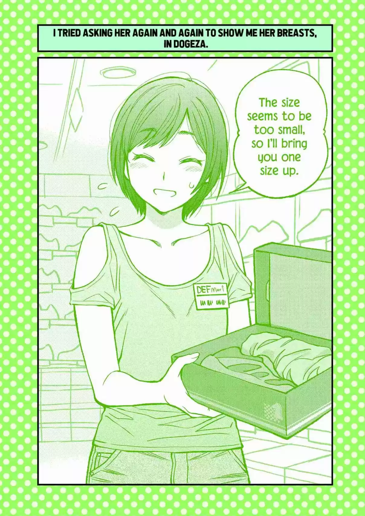 Dogeza De Tanondemita Ch. 32.5 Shoe Store Employee