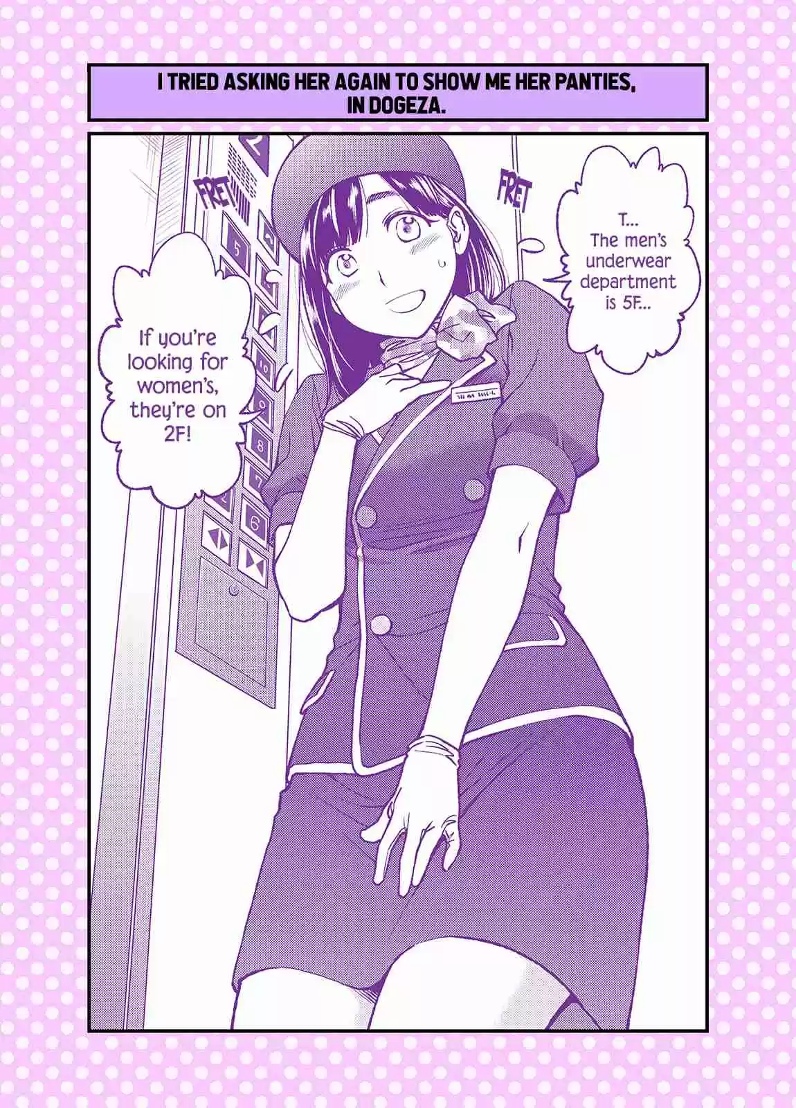 Dogeza De Tanondemita Ch. 36 Elevator Girl