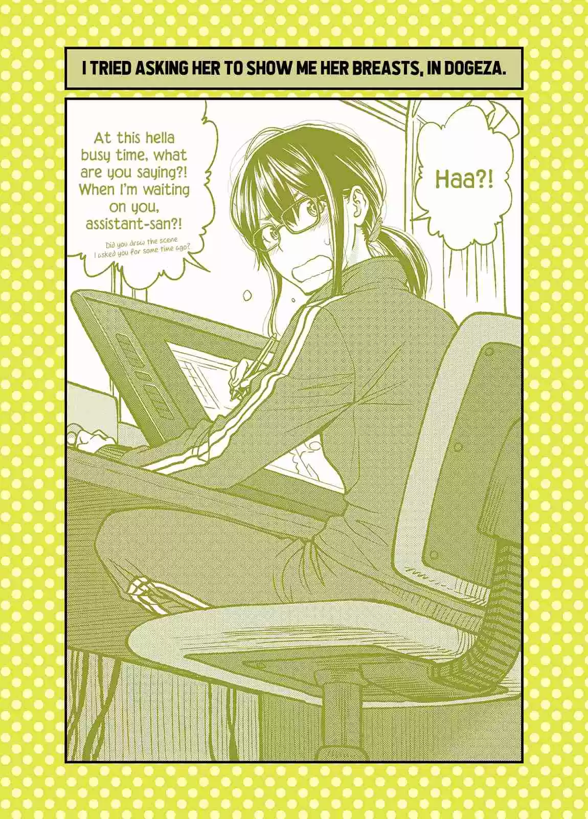 Dogeza De Tanondemita Ch. 37 Mangaka