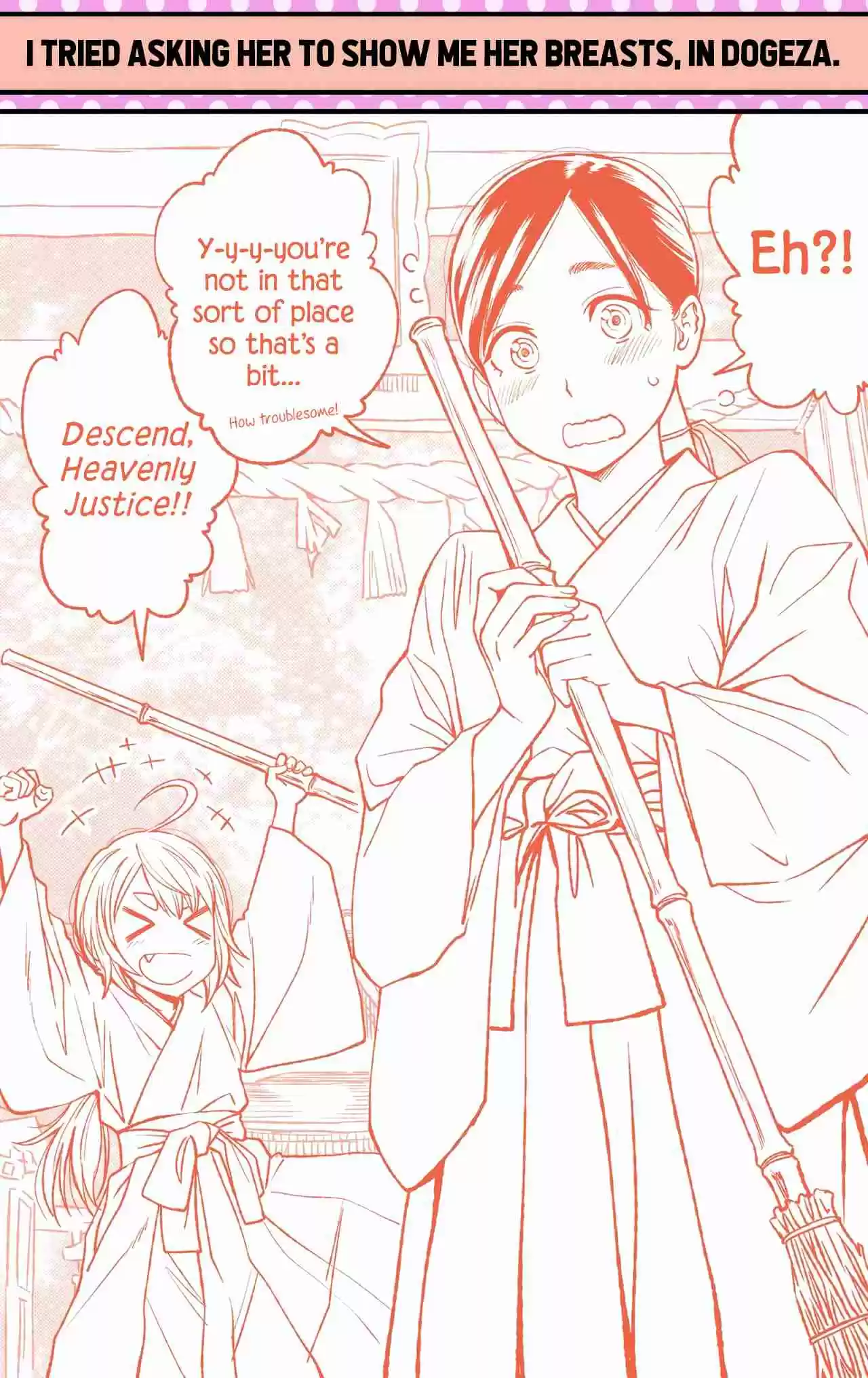 Dogeza De Tanondemita Ch. 38 Miko (Shrine Maiden)