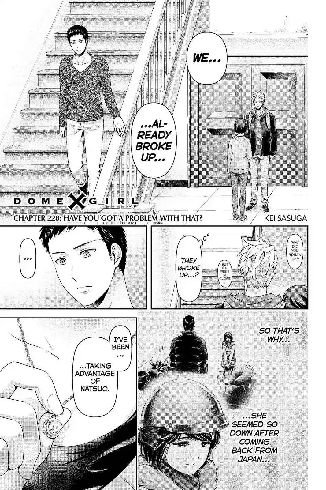 Domestic na Kanojo Chapter 228: Have You Got A Problem With That?