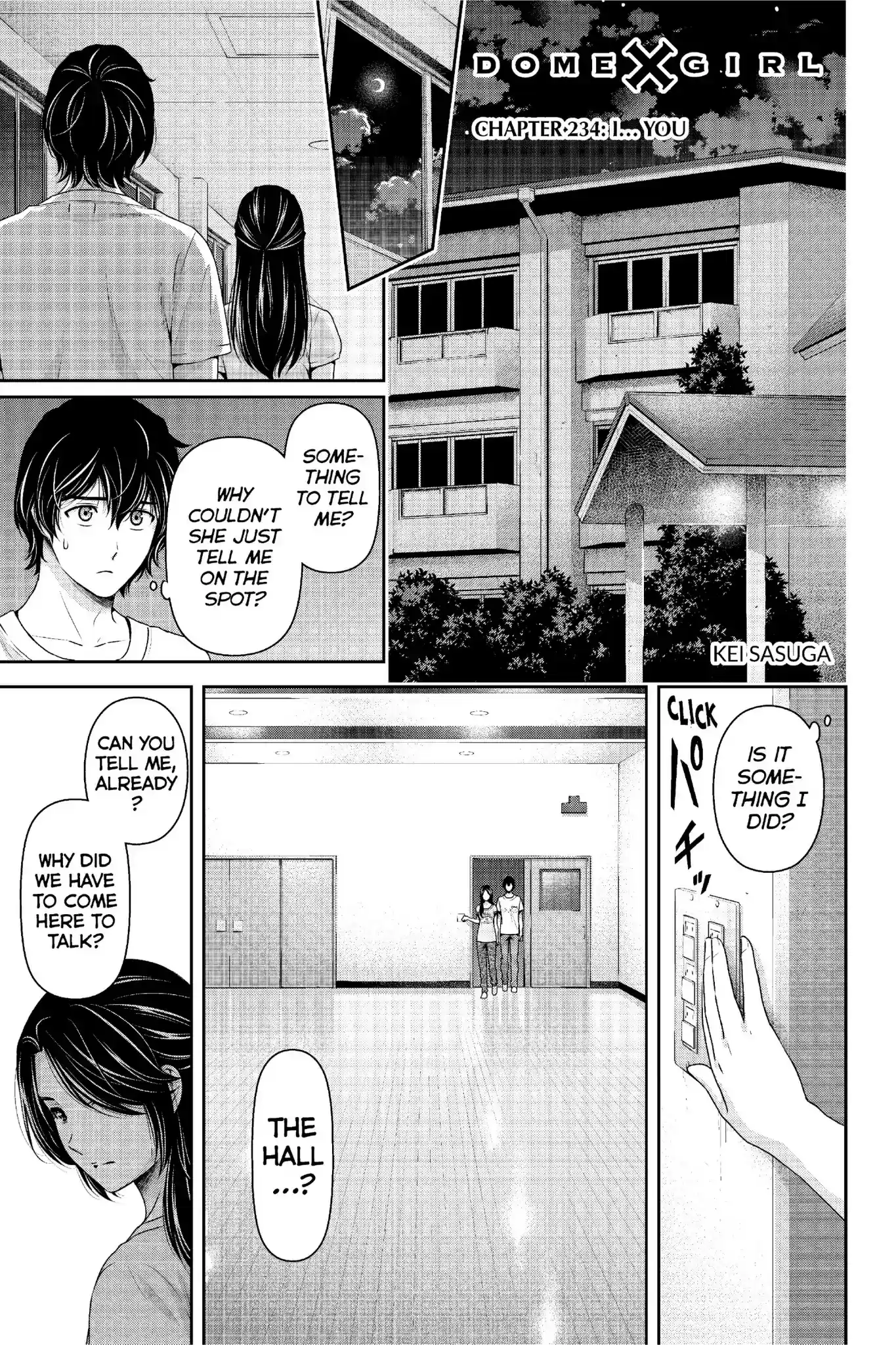 Domestic na Kanojo Chapter 234: I...You